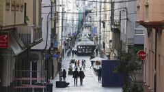 Imagen de archivo de una calle del centro de Ferrol