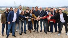 Besteiro, con los candidatos del PSOE por la provincia de A Coru�a