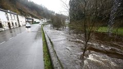 Imagen del río Landro esta mañana