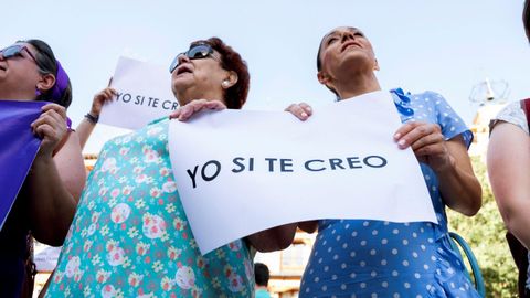 Concentraci�n en Toledo contra la libertad provisional de La Manada