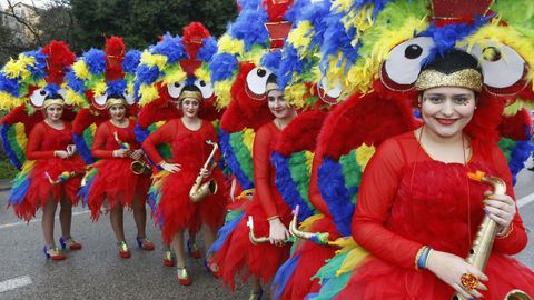 Desfile de Carnaval en O Valadouro