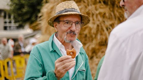 Meira reivindic� los trabajos acestrales del campo en una nueva edici�n de la Festa da Malla.