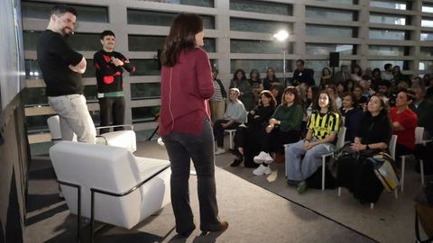Encuentro entre Rodrigo Cuevas y Nuno Pico en la Fundaci�n Luis Seoane de A Coru�a