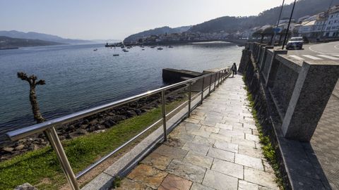 Vista del puerto de Corcubin