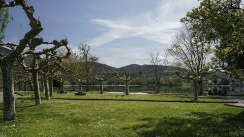 Área recreativa fluvial de O Aguillón, en A Rúa.