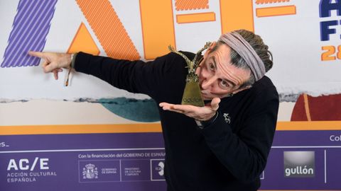 Zahera con el guila de Oro