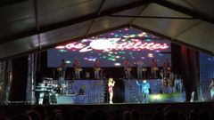 La orquesta Los Sat�lites actu� el s�bado en la villa de Mugardos, que estuvo muy concurrida este fin de semana porque se est�n celebrando las fiestas del verano