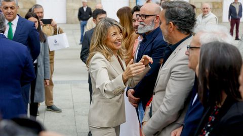 Yolanda D&iacute;az en la clausura del proyecto itinerante Formaci&oacute;n en ruta