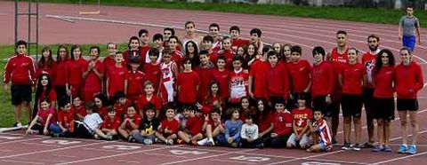 Algunos de los integrantes de la Agrupaci�n Deportiva Fogar da Xuventude. 