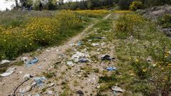 Veinte a�os de basura afloran en Trabanca �Badi�a