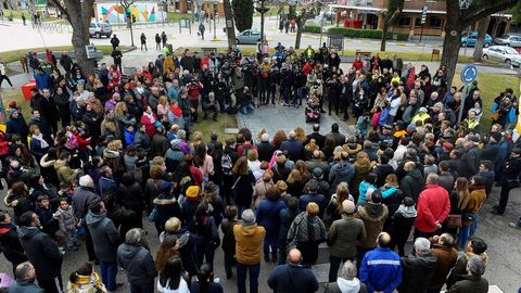 Minuto de silencio en Azuqueca de Henares por el asesinato de una mujer de 37 a�os