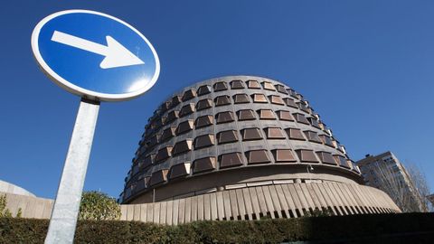 Edificio de la sede del Tribunal Constitucional en Madrid.