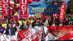 Manifestacin del Primero de Mayo de 2018 en Asturias