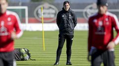 El �ltimo entrenamiento del Celta antes de visitar San Mam�s