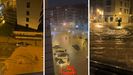 Las fuertes tormentas inundan Avil�s y Castrill�n