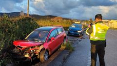 Imagen del accidente ocurrido este miércoles en Foz