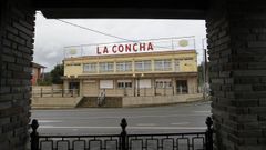 Zona donde ocurri� el accidente, ante la antigua sala de La Concha