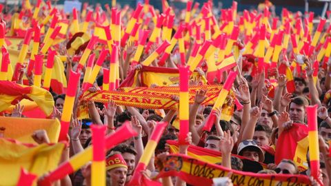 Final de la Eurocopa de f�tbol en Gij�n