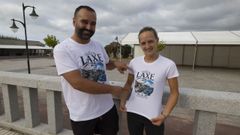 MIGUEL E NOELIA, INTEGRANTES DA COMISI�N DE FISTAS DE LAXE.