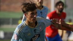 Javi Rodr�guez, durante su etapa en el Celta C Gran Pe�a.