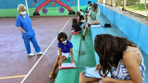 Colegio A Laxe, en Ferrol