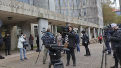 El edificio principal de los juzgados de Santiago, en el que se encuentra la secci�n compostelana de la Audiencia Provincial