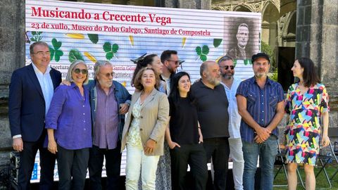 O acto de presentacin dos poemas musicados tivo lugar no Museo do Pobo Galego 