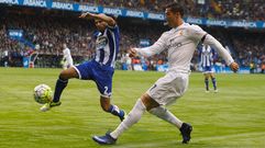 Manuel Pablo, contra el Real Madrid en el �ltimo partido de Liga