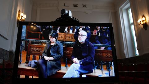 Juicio de apelaci�n del caso Asunta - Alfonso Basterra y Rosario Porto en la sala del Tribunal de Xustiza de Galicia - TSXG