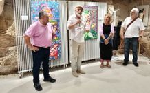 Inauguracin de la muestra Versos Brancos, de Xos Eladio y Rochi Nvoa
