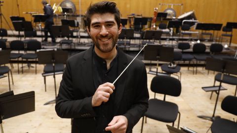 Sebastian Zinca, director asistente de la Real Filharmona de Galicia