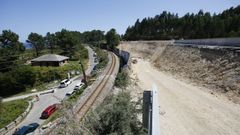 Obras en la carretera N-642