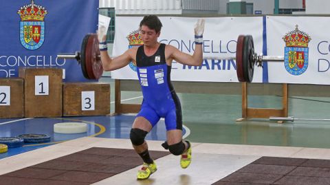 CAMPEONATO DE ESPA�A DE HALTEROFILIA EN EL PABELL�N A CA�OTA, MAR�N