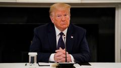 Donald Trump, el miercoles en la Casa Blanca