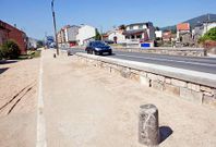 La obra de urgencia contempl� la construcci�n de sendas peatonales, para mayor seguridad.