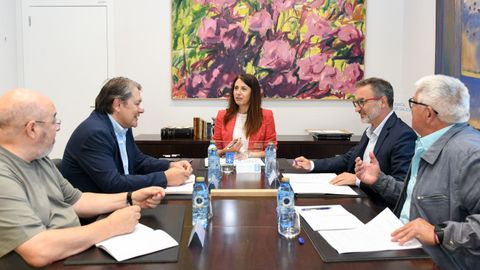 G&oacute;mez se reuni&oacute;n con representantes de Asaga y de Uni&oacute;ns Agrarias