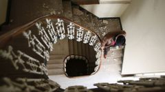 La escalera de caracol se encuentran en avanzado estado de deterioro