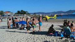 Im�genes del ahogamiento de principios de semana, en Rodeira