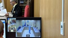La acusada y su abogado comparecieron por videoconferencia