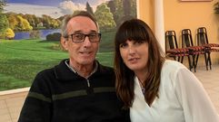 Nabor Gonz�lez y su hija Mar�a G. Albert