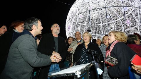 Encendido del alumbrado navide�o en A Coru�a