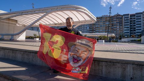 Andr� Oliveira, brasile�o residente en Vigo, que form� parte del ej�rcito digital de Lula<br />�<br />�<br />�<br />