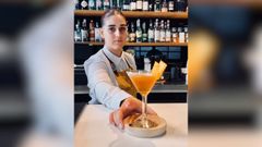 La lucense Aroa Reguera gan� el premio a mejor barman joven.