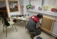 En Navidad se acometer� de nuevo la limpieza del r�o canalizado bajo el patio de A Lomba. 