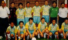 La seleccin gallega con Thiago, Rodrigo, Vctor Bouza y Morenn