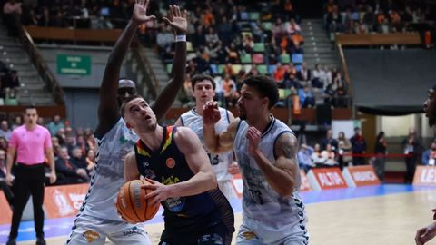 Radoncic, durante un tramo del partido entre el Leyma y el Zamora.