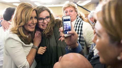 Selfie con Susana D�az en M�laga