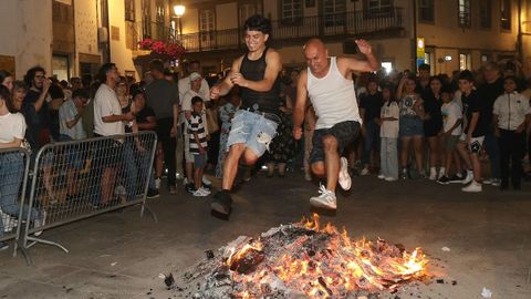 Hogueras en Santiago