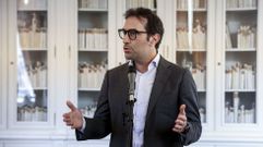 El ministro de Econom�a, Carlos Cuerpo, hoy en Bruselas