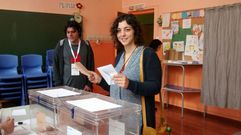 Tania Gonz�lez y David Salcines, en las elecciones del pasado 26 de junio.